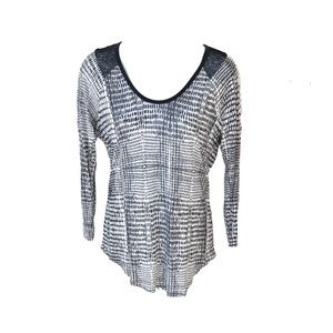 Calvin Klein Jeans Reptile Print Long Sleeve Top